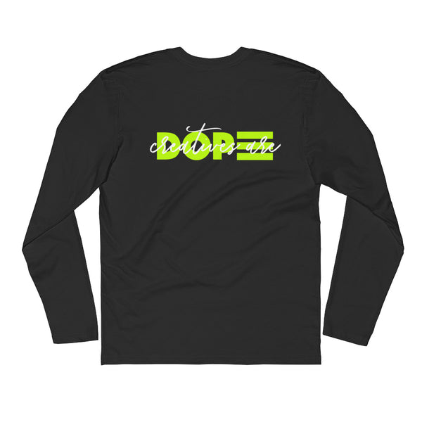 Creatives Double Sided Long Sleeve Fitted Crew